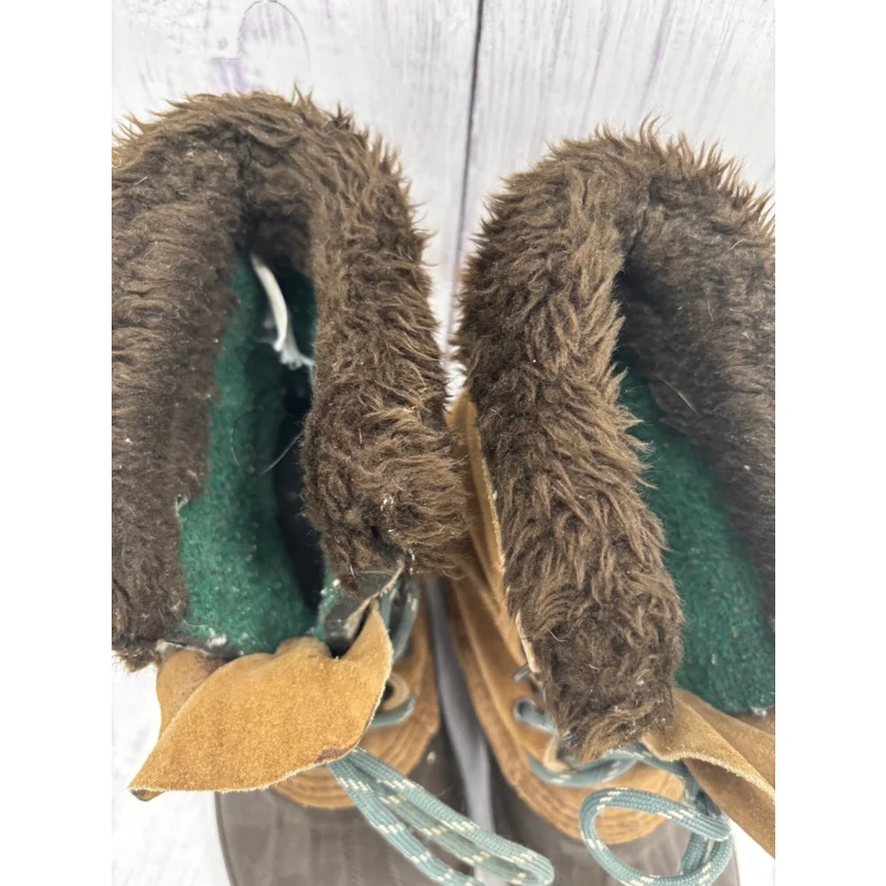 Vintage Kaufman Sorel Boots, Tan & Brown size 8.5?
